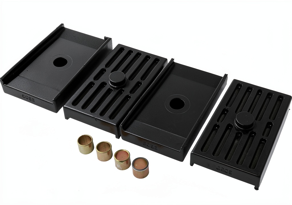 Energy Suspension leaf spring isolator installed on a vehicle suspension