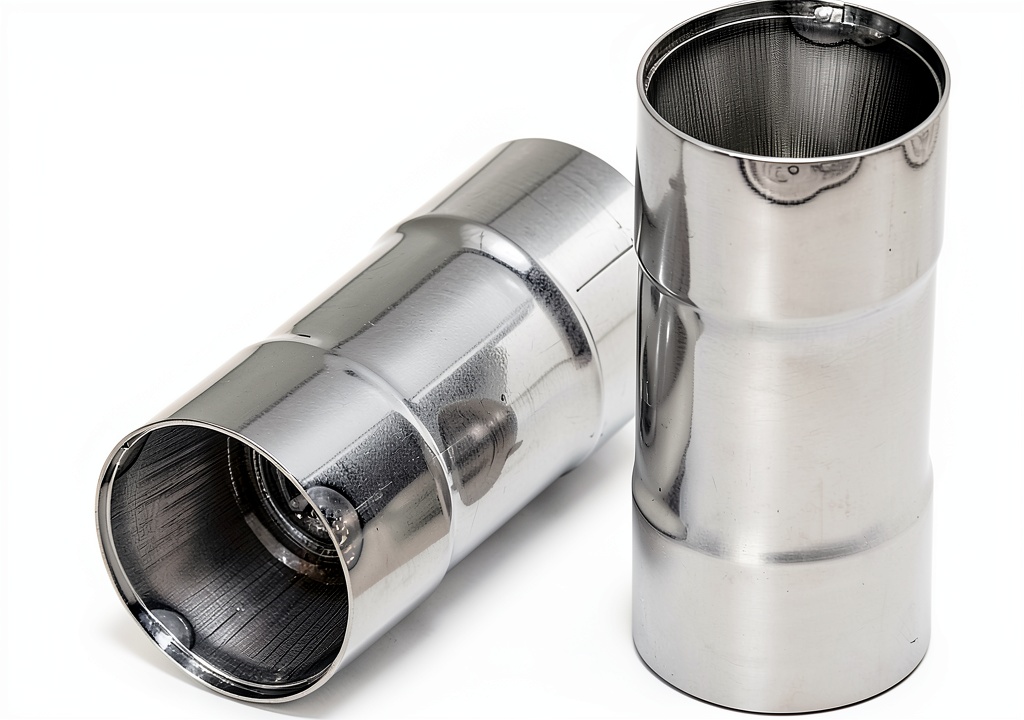 Vance & Hines Quiet Baffle installed on a van exhaust pipe