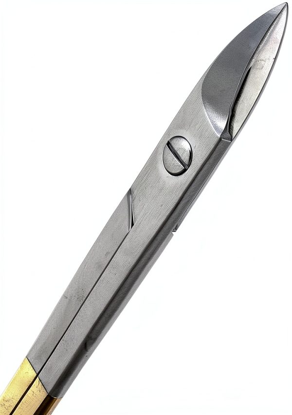 Dental Wire Cutting Scissors 4.25" Gold Rings Set of 2 – Avon Surgical-4