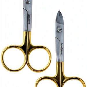 Dental Wire Cutting Scissors 4.25" Gold Rings Set of 2 – Avon Surgical-0