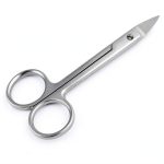 Crown & Collar Scissors 4 1/2 inches Curved Stainless-0