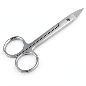 Crown & Collar Scissors 4 1/2 inches Curved Stainless-0