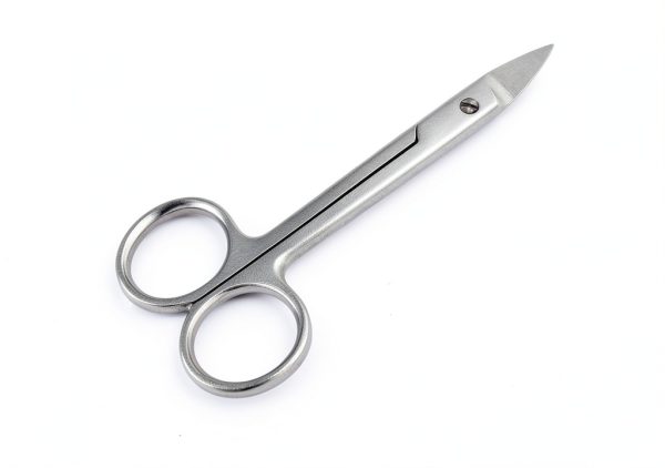 Crown & Collar Scissors 4 1/2 inches Curved Stainless-0