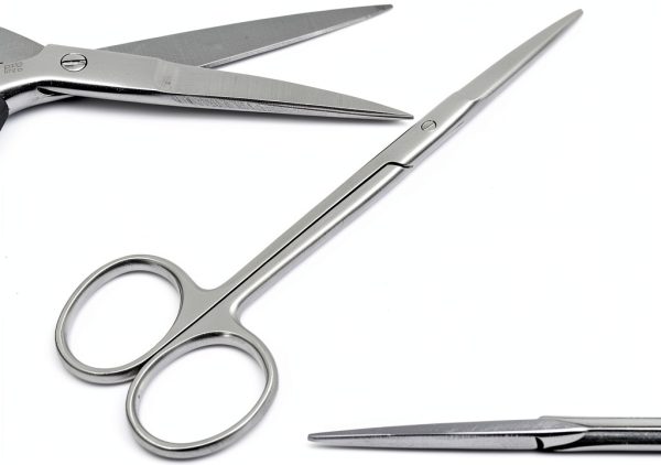 Dental Iris Scissors 4.5" Premium Instruments Vet Stainless Steel-0