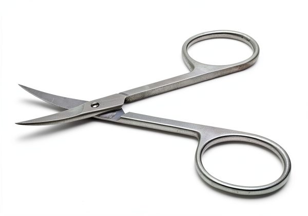 3 Pcs Dental Iris Scissors Curved 3.5" Surgical Veterinary First Aid Stainless Steel Instruments-0