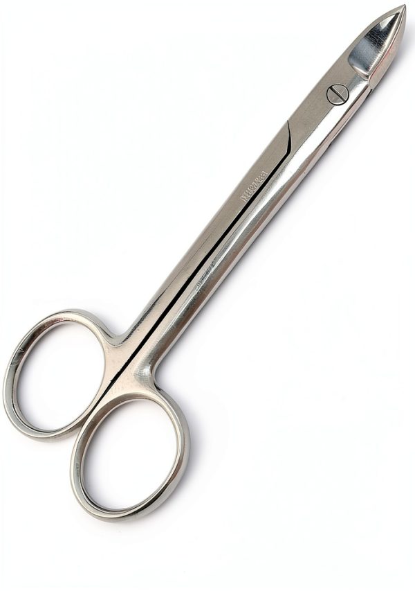 Dental Crown Scissors OdontoMed2011 4.25" Curved Stainless Steel-0