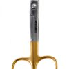 Dental Wire Cutting Scissors 4.25" Gold Rings Set of 2 – Avon Surgical-6
