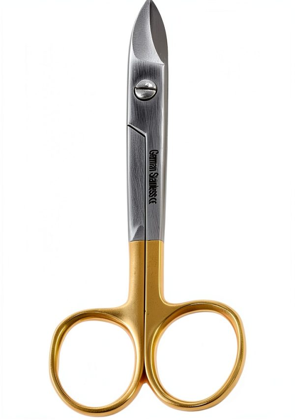 Dental Wire Cutting Scissors 4.25" Gold Rings Set of 2 – Avon Surgical-6
