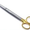 T/C Mayo Scissors 9" Straight Surgical Dental – Tungsten Carbide Blade-0