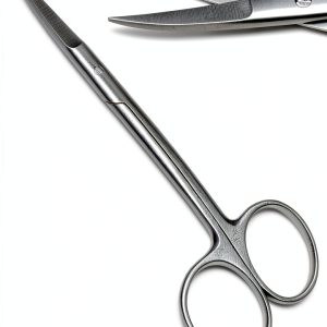 Dental Iris Scissors Curved 4.5" Superior Instruments Veterinary Tool-0
