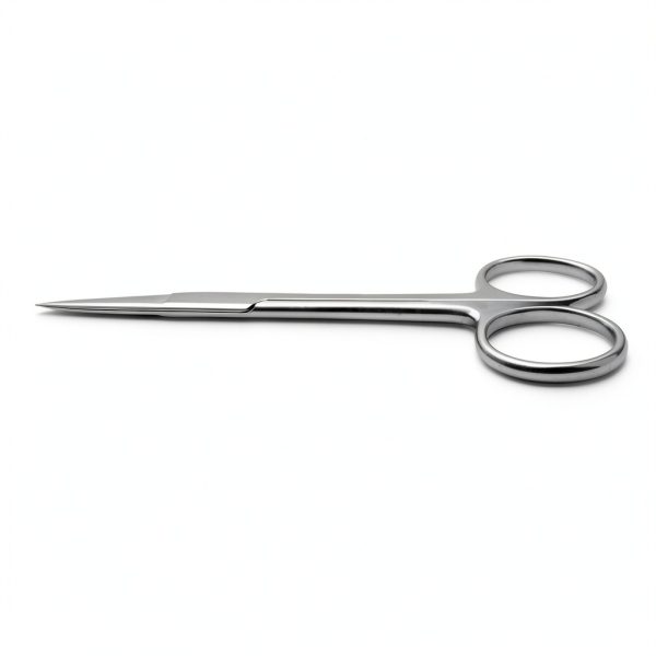 SURGICAL ONLINE Iris Scissors Curved & Straight 4.5" - Precision Cutting for Surgical & Dental Use-0