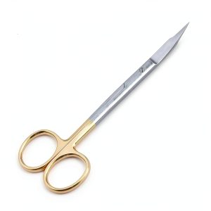 SurgiMac Goldman Fox Scissor Scissors 13cm Curved Tungsten Tips-0