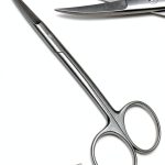 Iris Scissors Curved 4.5" Premium Dental Veterinary Surgical-0