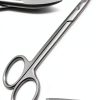 Dental Crown Scissors 4.5 inch Curved Cutting End Orthodontics Superior Instruments-0