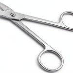 Crown Scissor Curved Scissors OdontoMed2011 Stainless Steel Silver-0