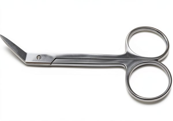 Kelly Scissors Angled Sharp 7" Point End Ring Handle Stainless Steel Dental Surgical Instruments-1