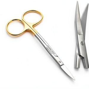 Premium German Scissors 4.5" LaGrange Handle Tungsten Carbide Cynamed-0