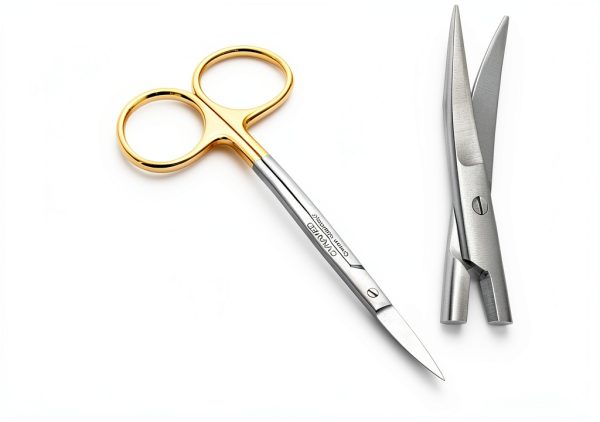 Premium German Scissors 4.5" LaGrange Handle Tungsten Carbide Cynamed-0