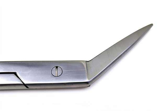 Kelly Scissors Angled Sharp 7" Point End Ring Handle Stainless Steel Dental Surgical Instruments-4