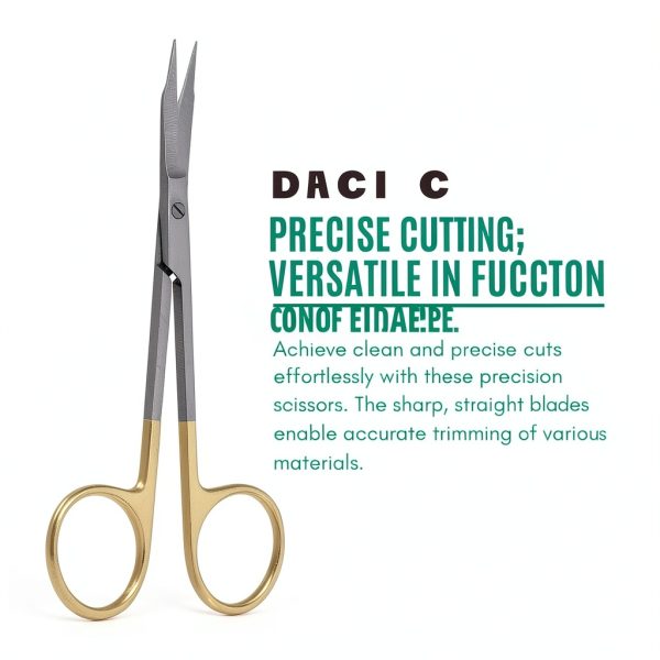 SurgiMac Goldman Fox Scissor Scissors 13cm Curved Tungsten Tips-4