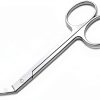Kelly Scissors Angled Sharp 7" Point End Ring Handle Stainless Steel Dental Surgical Instruments-0