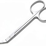 Kelly Scissors Angled Sharp 7" Point End Ring Handle Stainless Steel Dental Surgical Instruments-0
