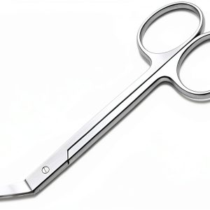 Kelly Scissors Angled Sharp 7" Point End Ring Handle Stainless Steel Dental Surgical Instruments-0