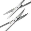 SURGICAL ONLINE Iris Scissors Curved & Straight 4.5" - Precision Cutting for Surgical & Dental Use-4